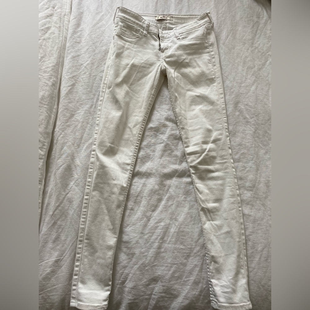 Hollister white jeans